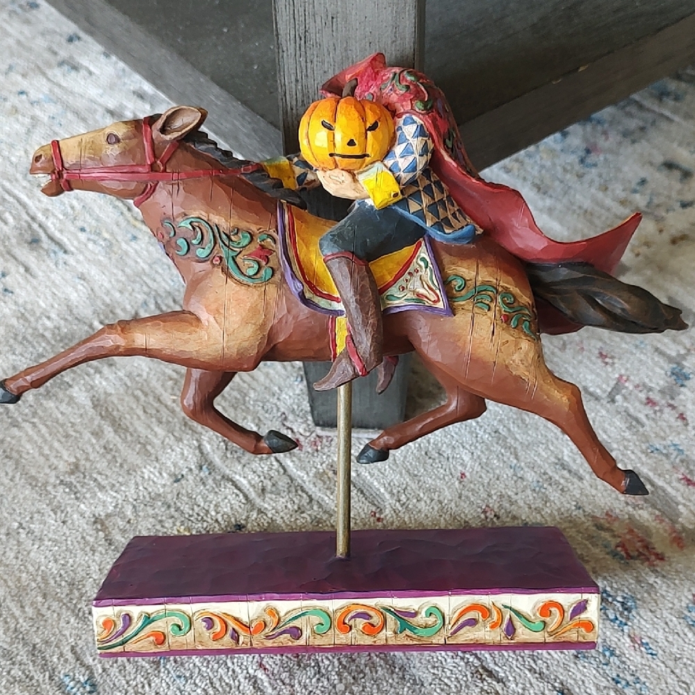 Jim Shore Multicolor Headless Horseman Figurine - Picture 9 of 12